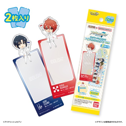 ﾌﾞｯｸﾏｰｸｺﾚｸｼｮﾝ　アイドリッシュセブン Vol.1 2枚入り